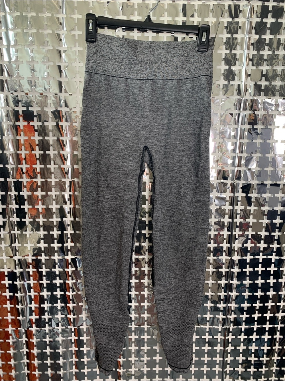PINK Victoria's Secret Heather Gray Seamless High-Waist Leggings